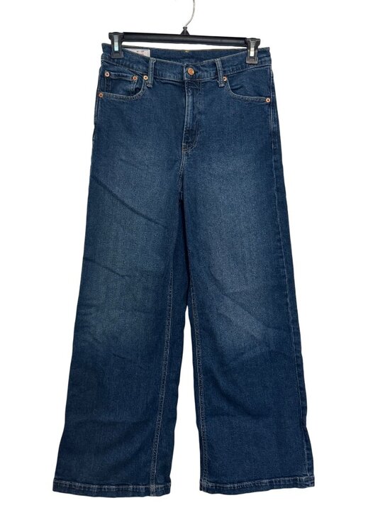 GAP Denim - Gap High Rise Wide Leg Jeans 30/10R Dark Wash Denim Womens Casual Stylish Pants